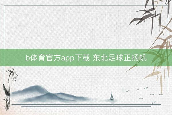 b体育官方app下载 东北足球正扬帆